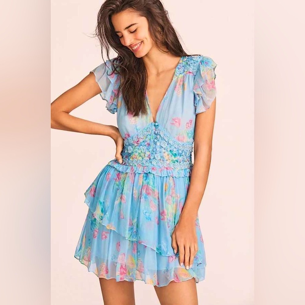 LoveShackFancy Mini Beaded Dress